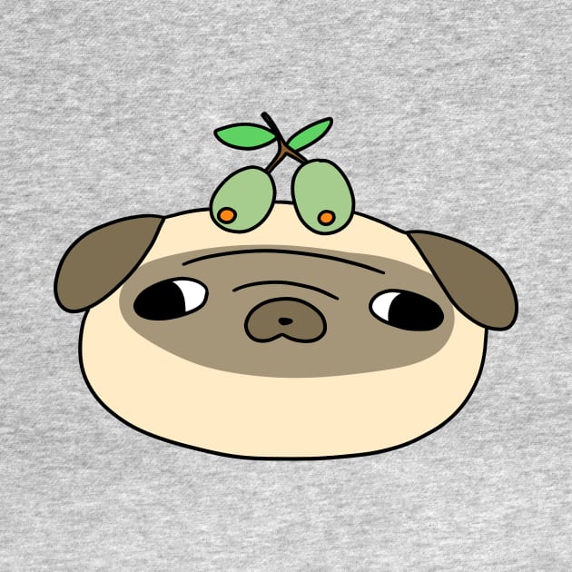 Olive Pug Face by saradaboru